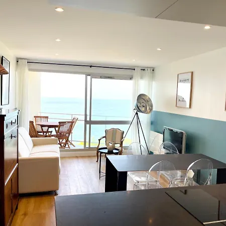 Gulf Stream, T2 Exceptionnel Pleine Vue Mer, Biarritz Centre, Terrasse, Renovation De Charme, Calme Absolu Biarritz