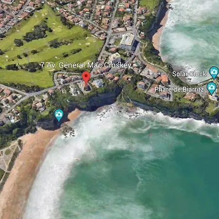 Gulf Stream, T2 Exceptionnel Pleine Vue Mer, Biarritz Centre, Terrasse, Renovation De Charme, Calme Absolu Apartmán