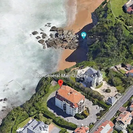 Gulf Stream, T2 Exceptionnel Pleine Vue Mer, Biarritz Centre, Terrasse, Renovation De Charme, Calme Absolu * Biarritz